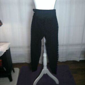 PINK VICTORIA SECRET Active Ankle Length Sparkling Black Legging XL